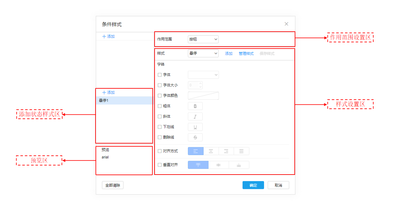 状态样式设置