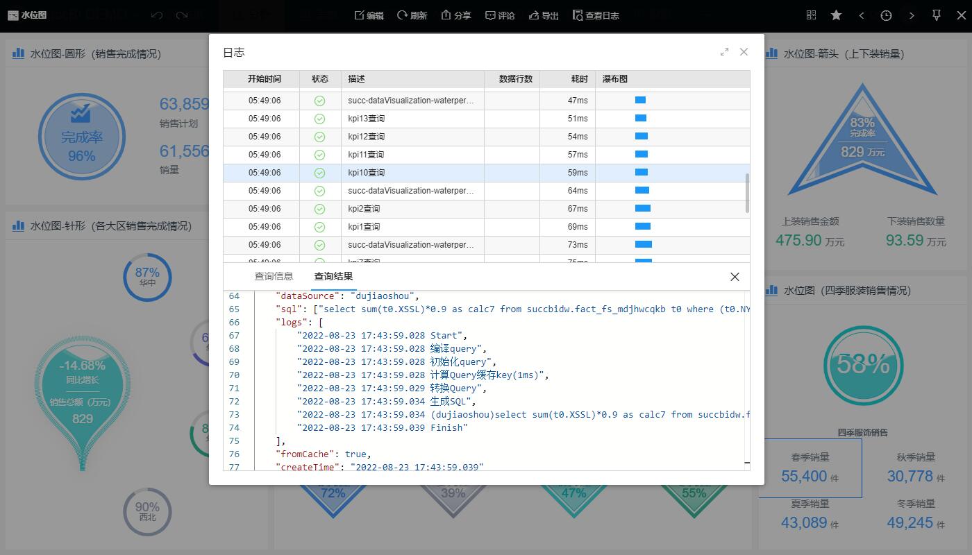 组件运行SQL